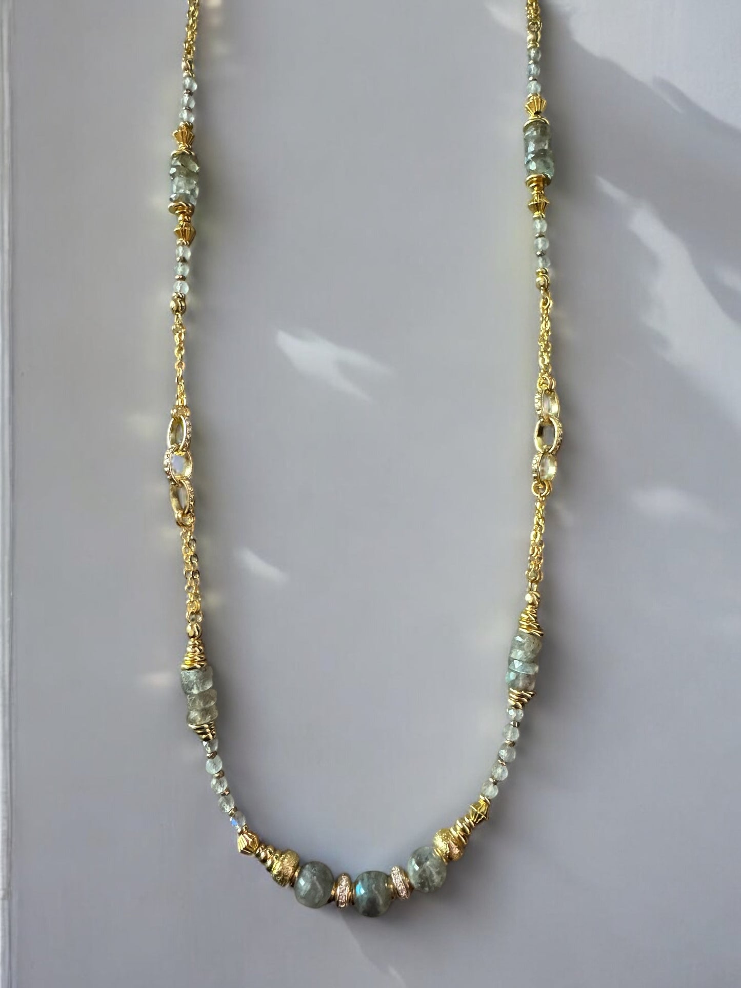 Sautoir Philippine en Labradorite