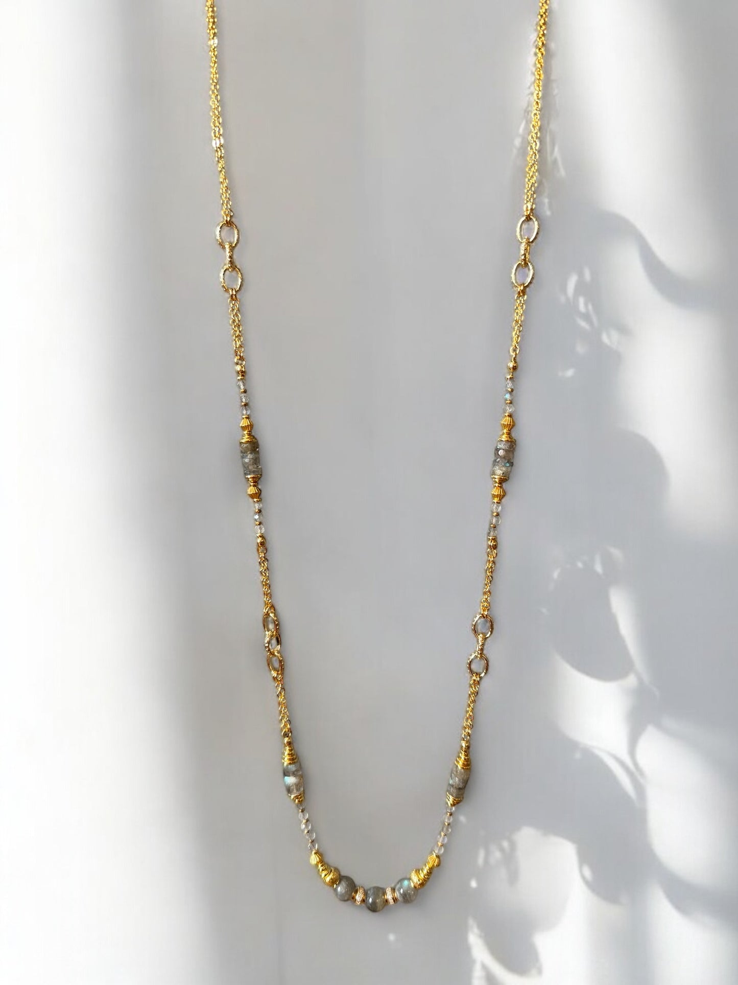 Sautoir Philippine en Labradorite