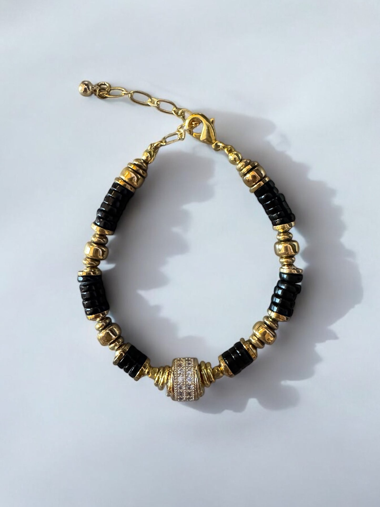 Bracelet Éclipse en Onyx noir