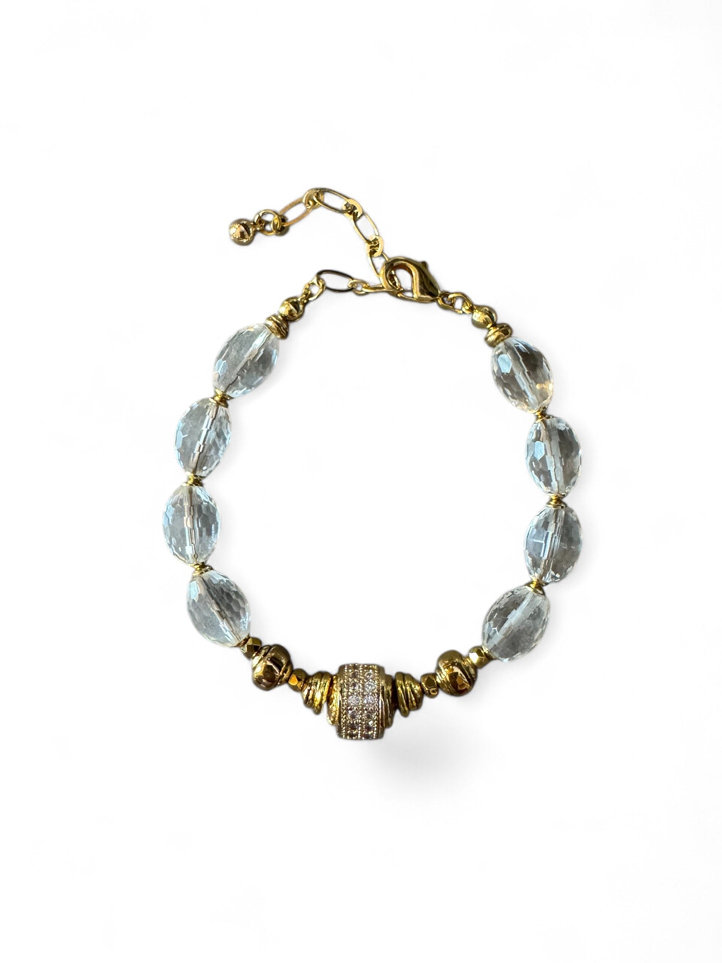 Bracelet Éclipse en Cristal de Roche