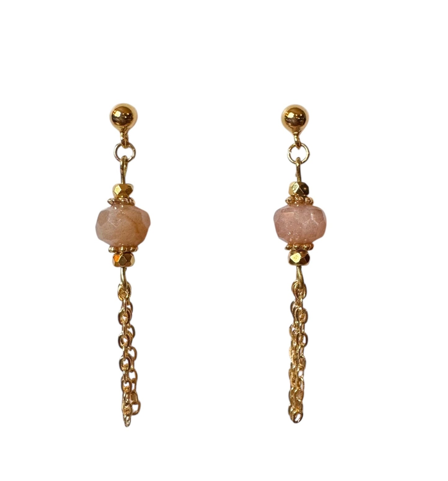 Boucles d'oreilles Bahia en Pierre de soleil