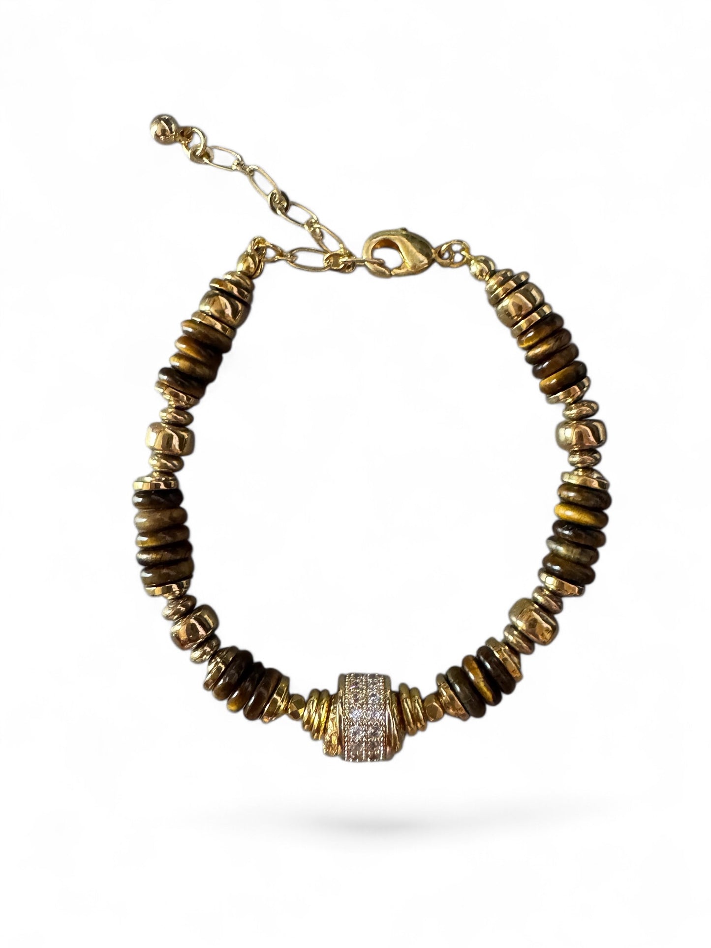 Bracelet Éclipse en Oeil de tigre