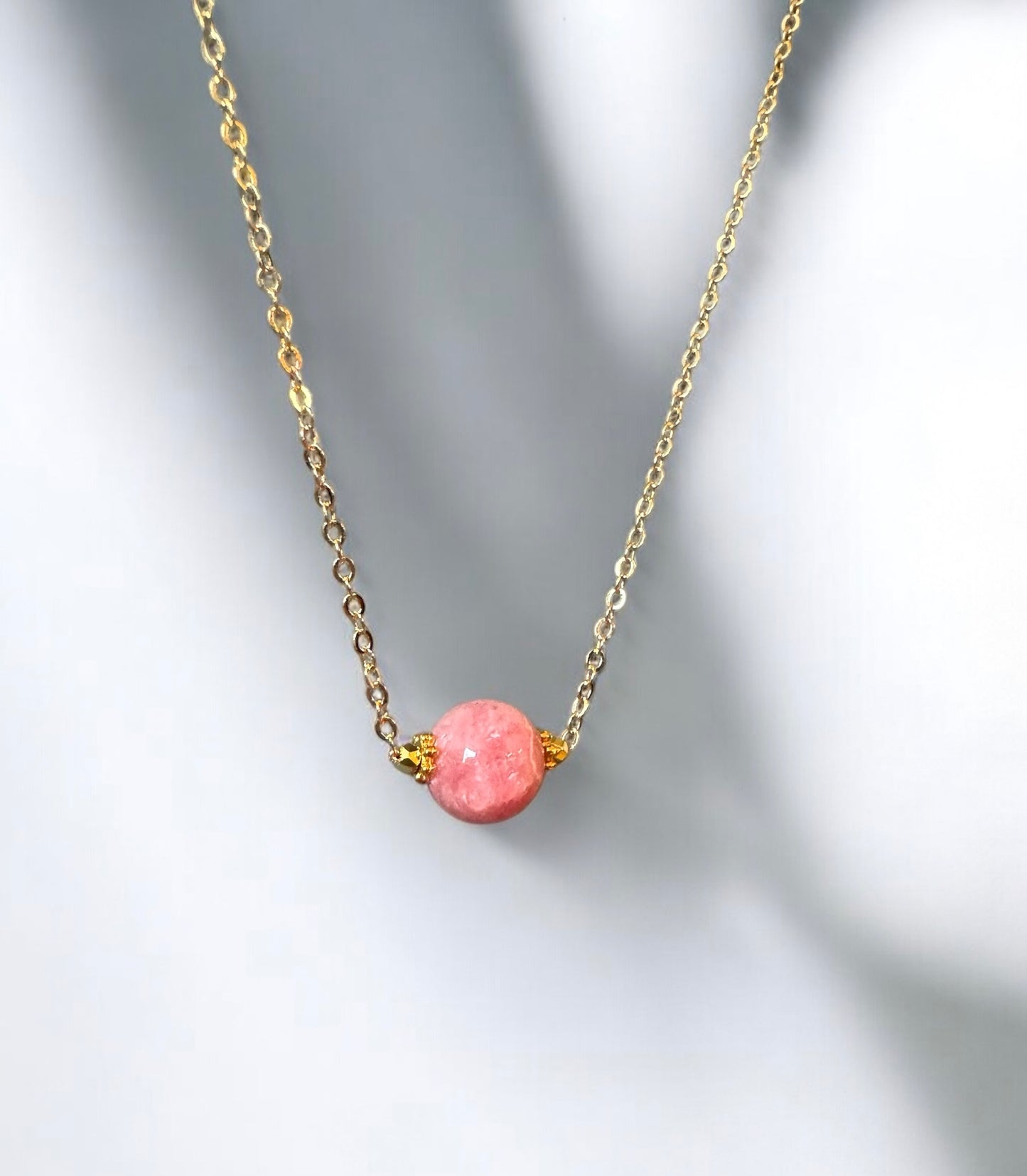 Collier Céleste en Rhodocrosite