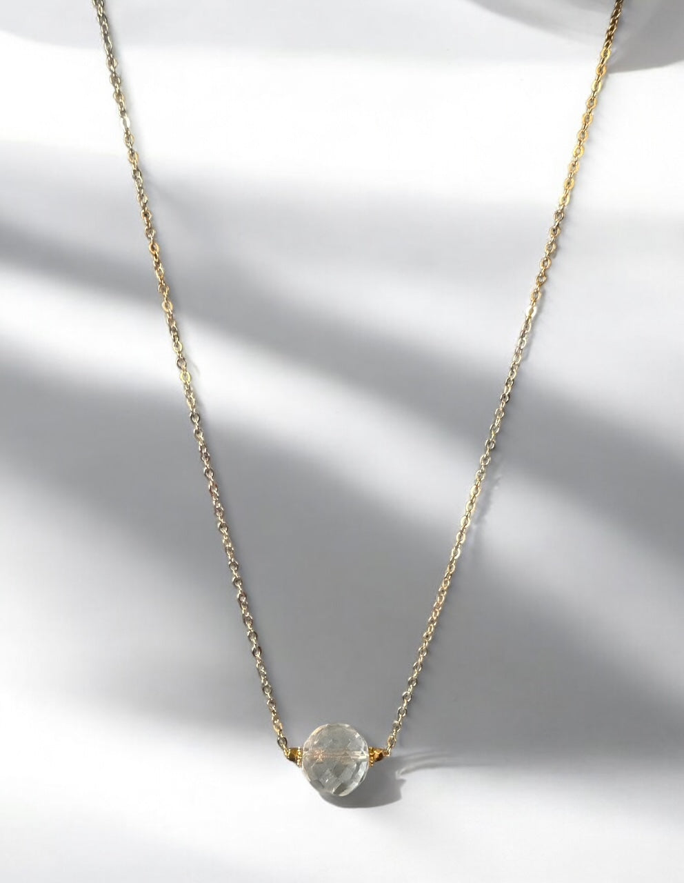 Collier Céleste en Cristal de Roche