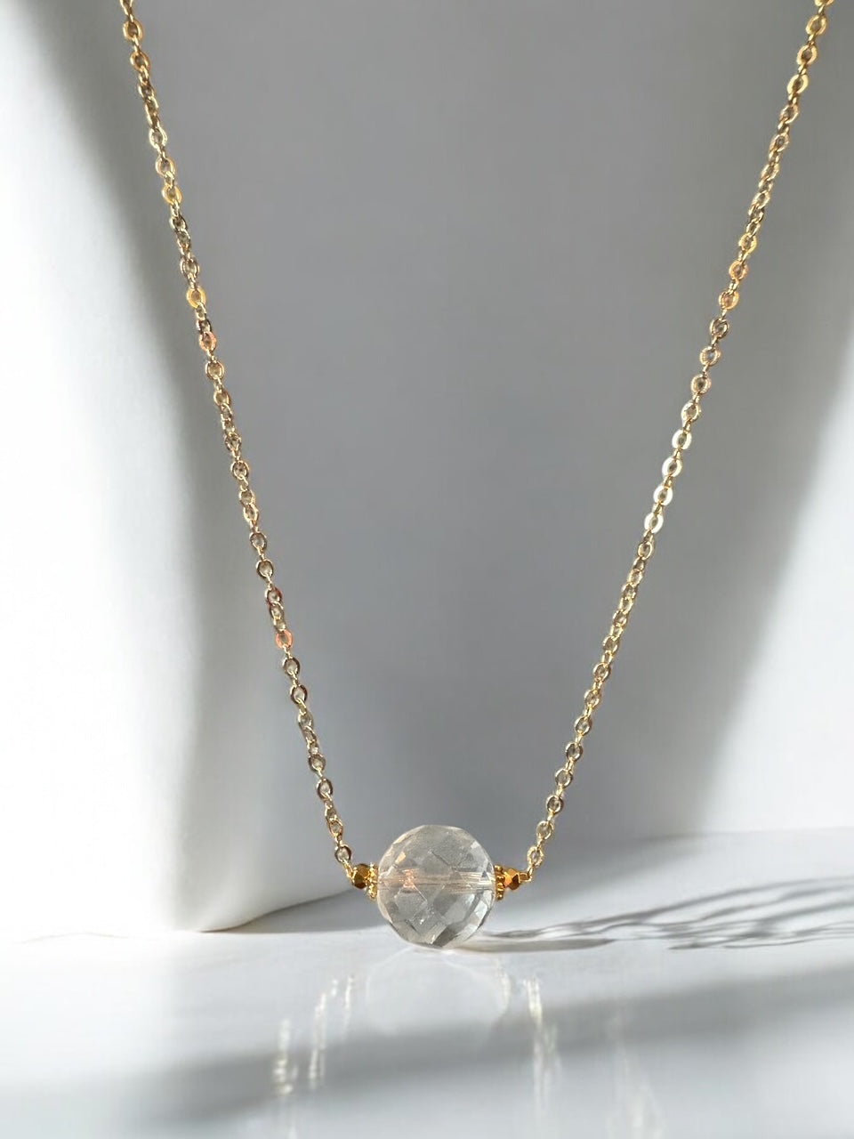 Collier Céleste en Cristal de Roche