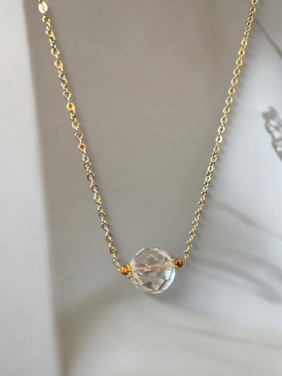 Collier Céleste en Cristal de Roche