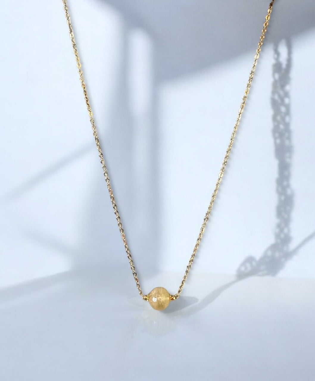 Collier Céleste en Citrine