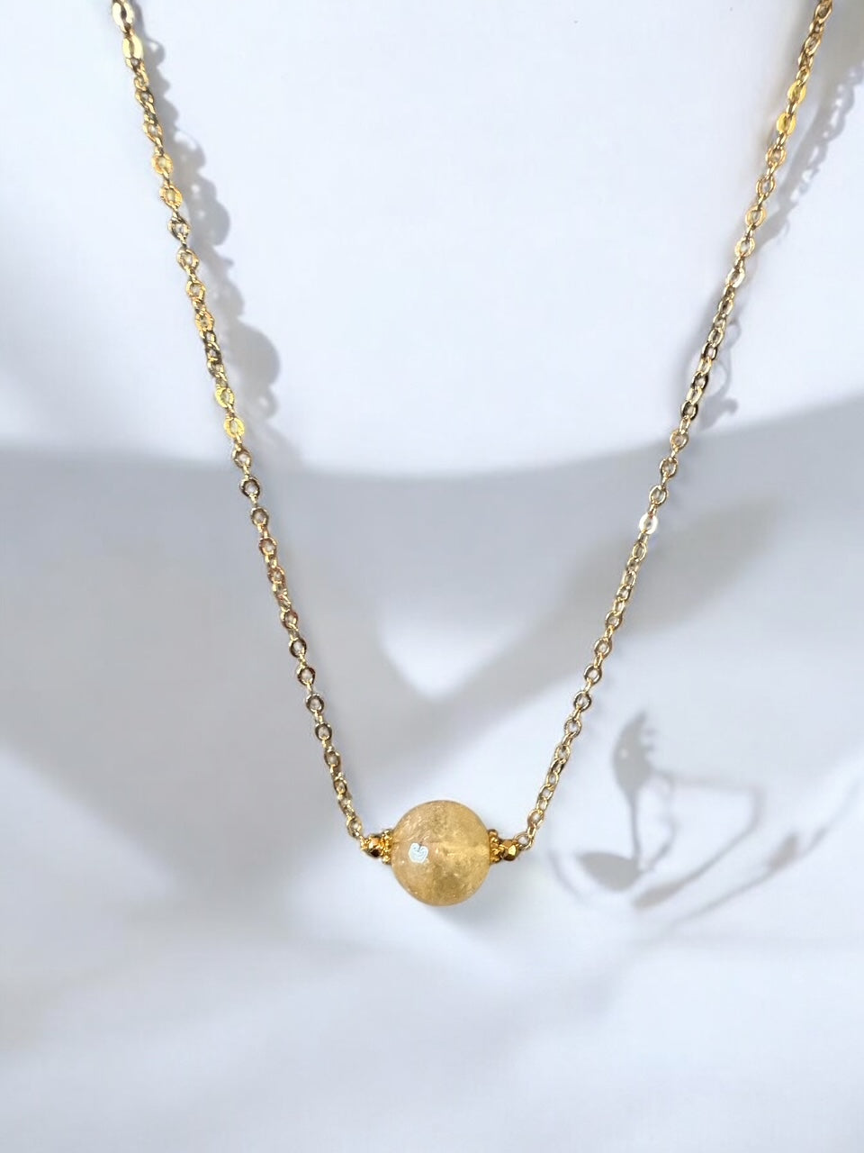 Collier Céleste en Citrine