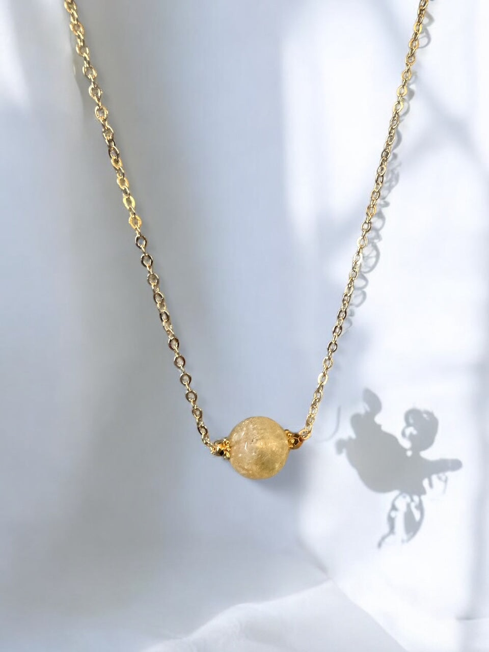 Collier Céleste en Citrine