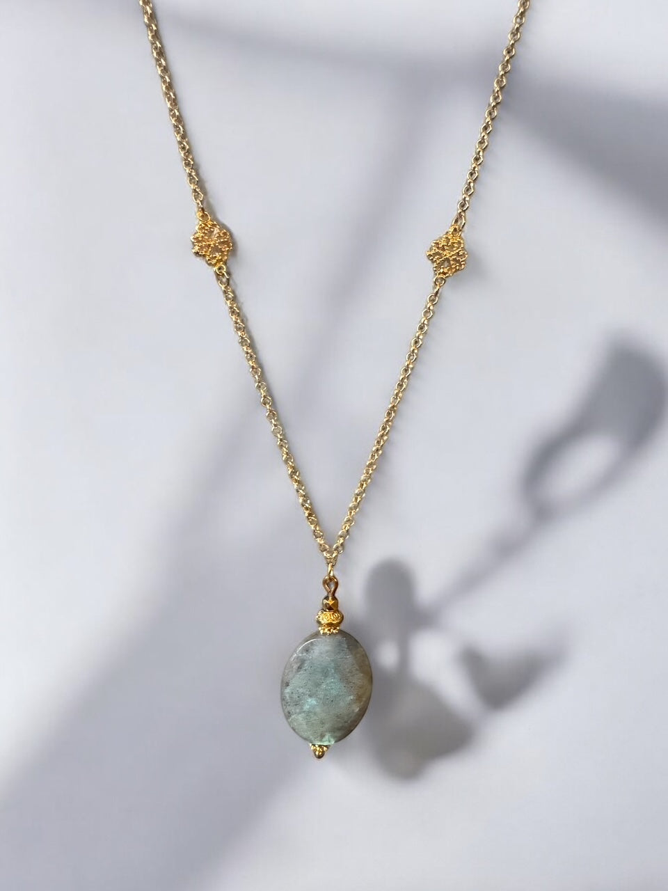 Collier Jaipur en Labradorite