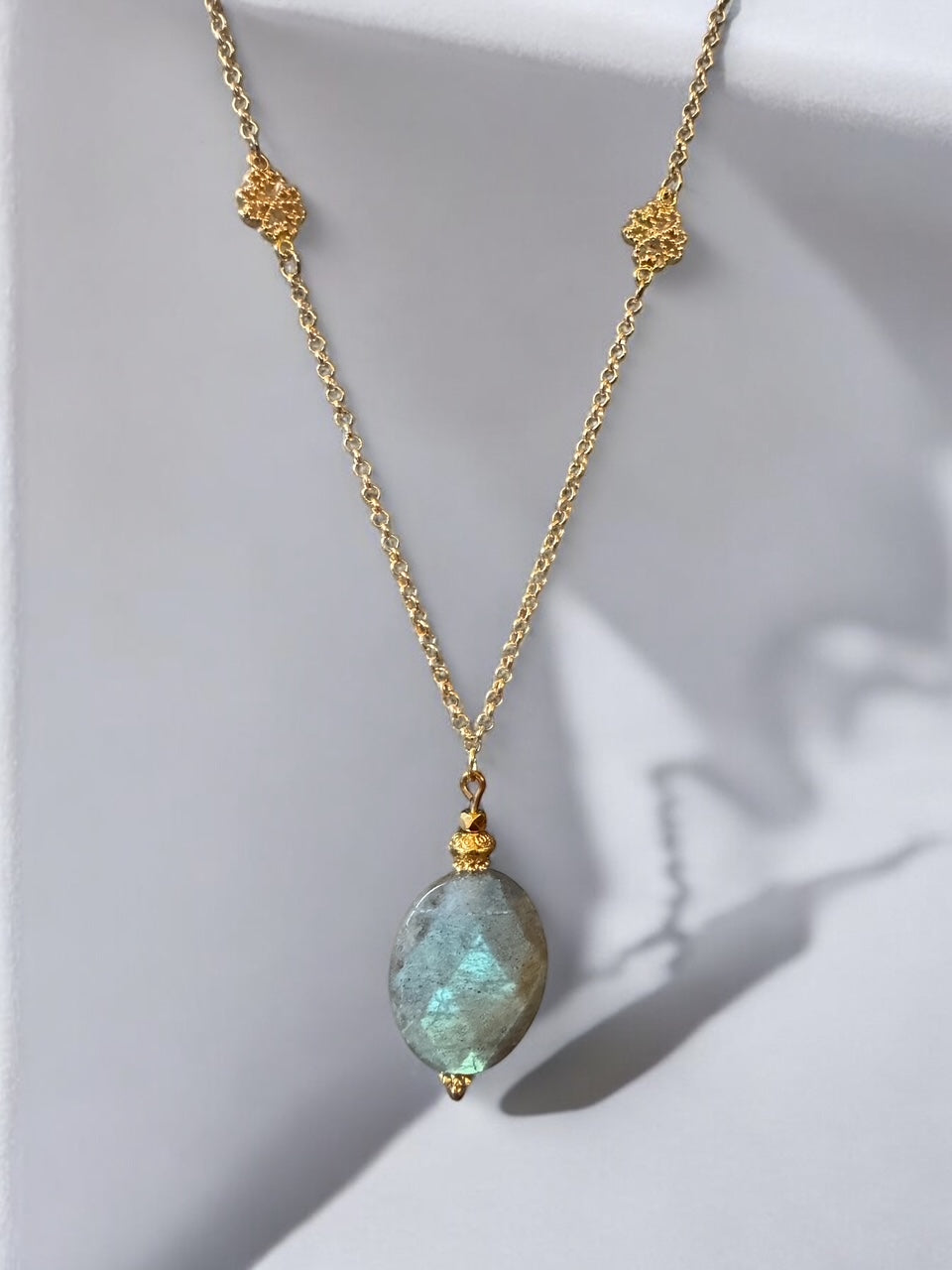 Collier Jaipur en Labradorite