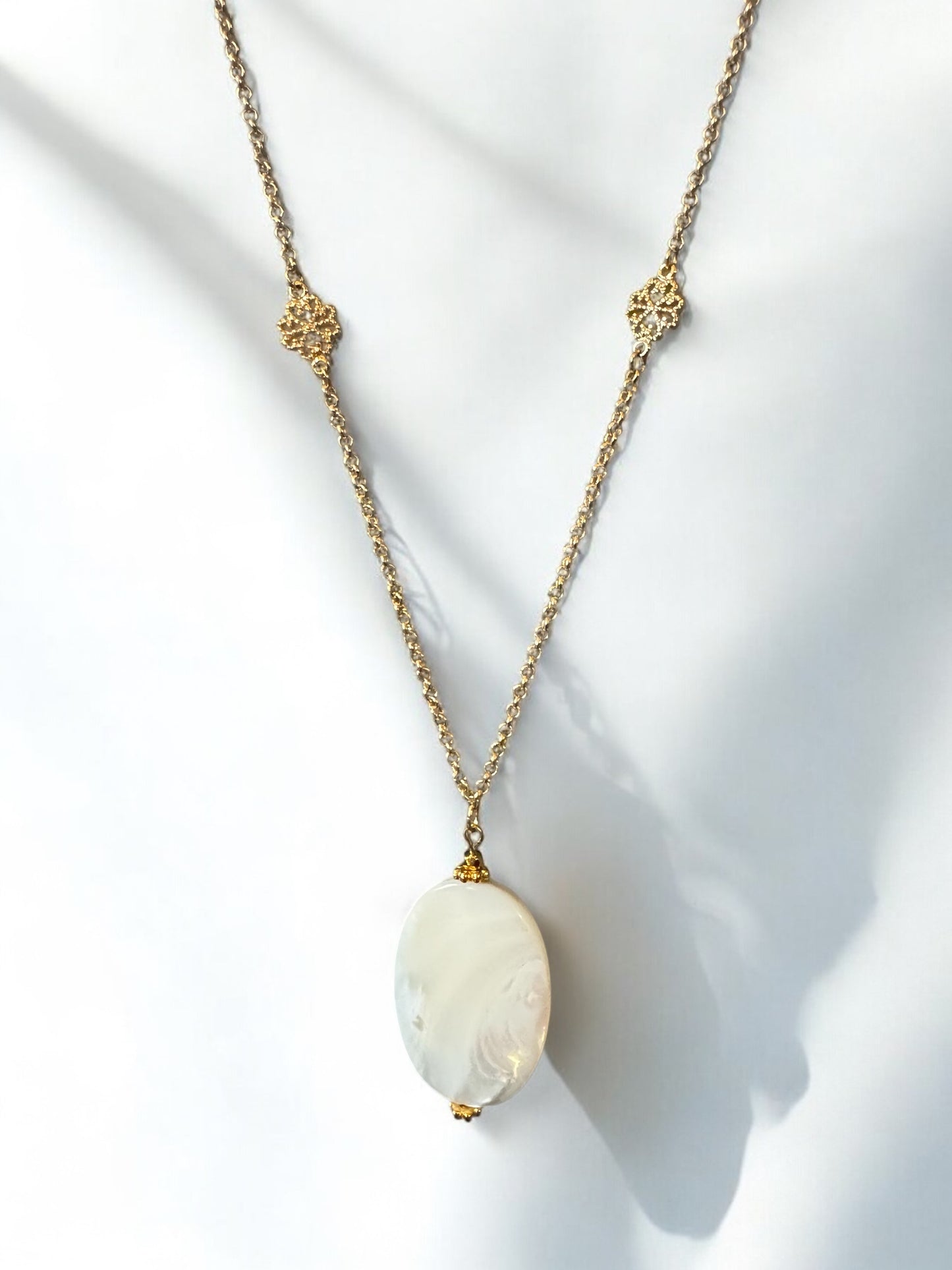 Collier Jaipur en Nacre blanche
