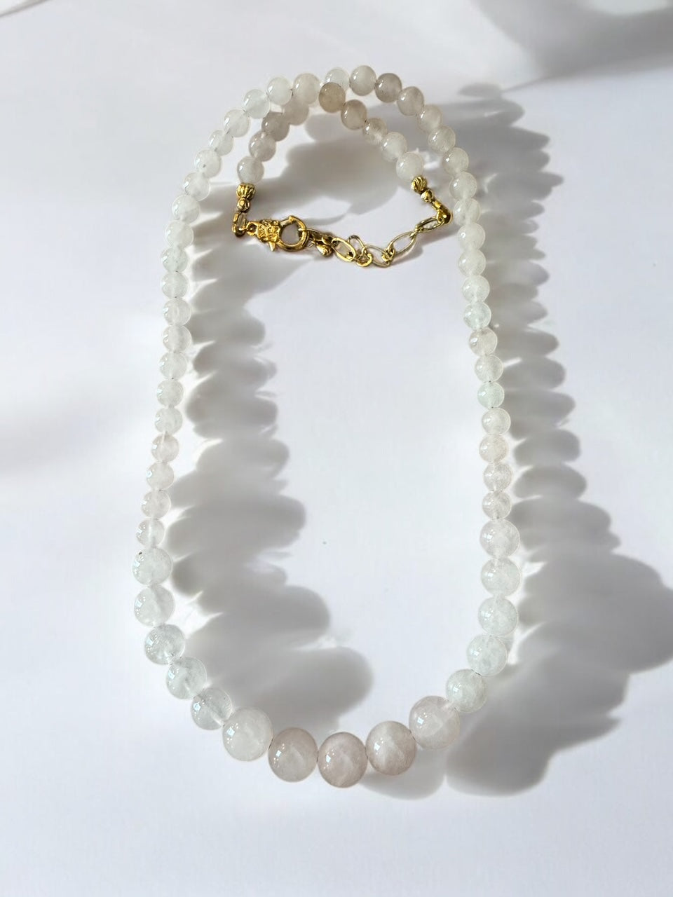 Collier Victoria en Quartz rose