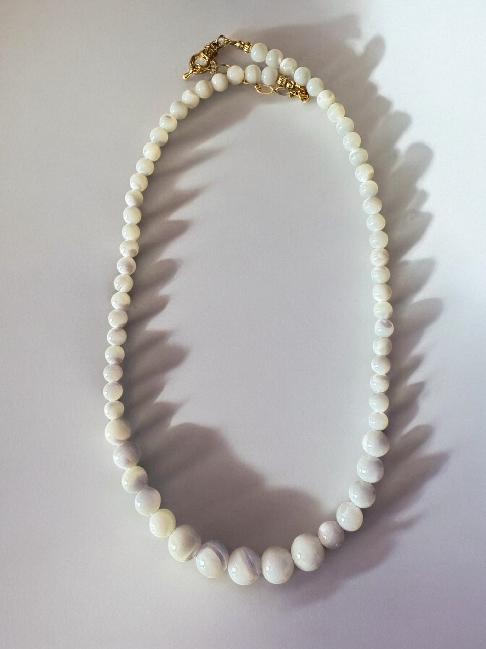 Collier Victoria en Nacre blanche
