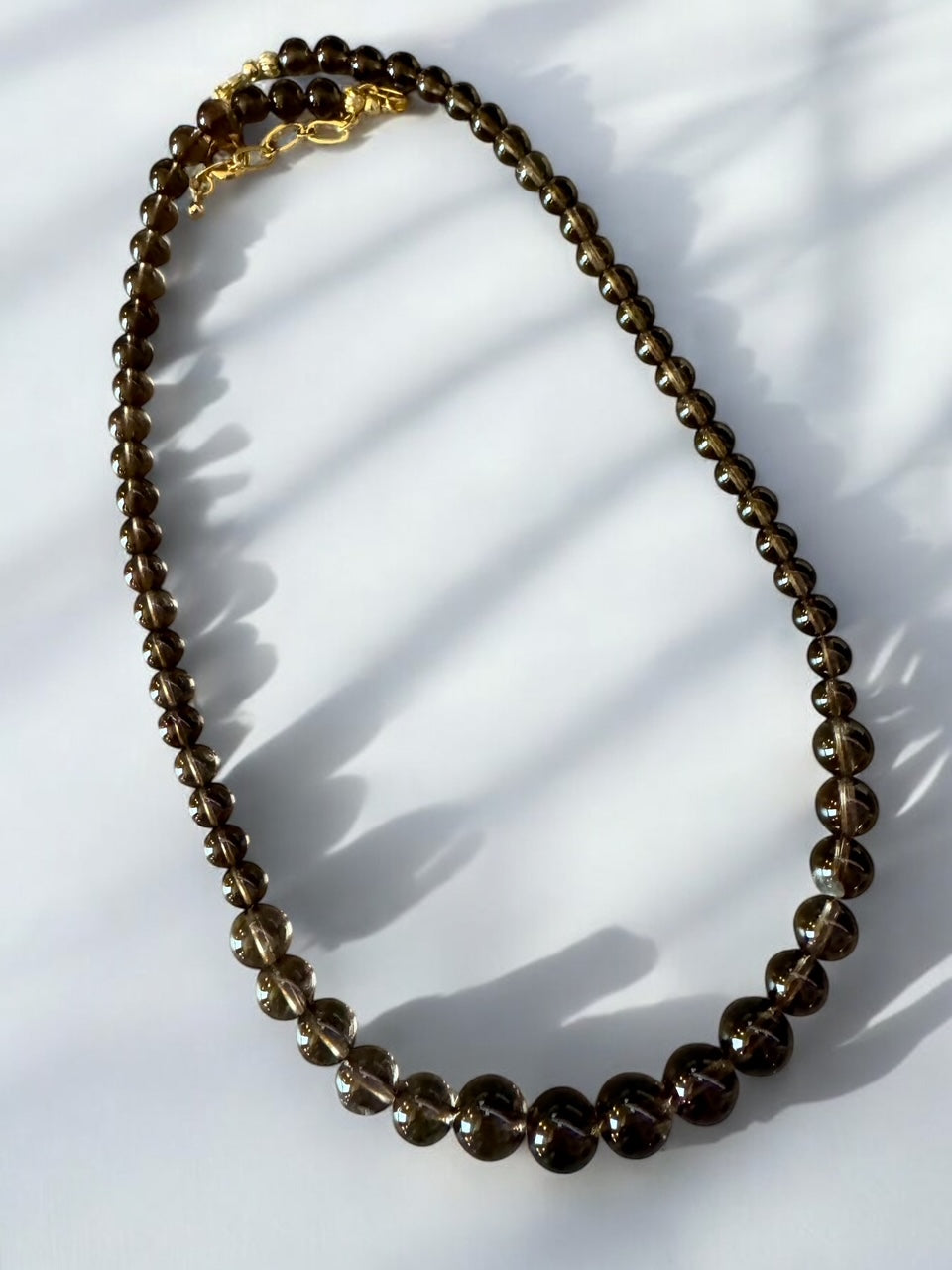 Collier Victoria en Quartz fumé