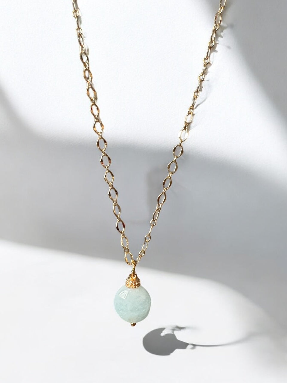 Pendentif Lumina en Aigue marine
