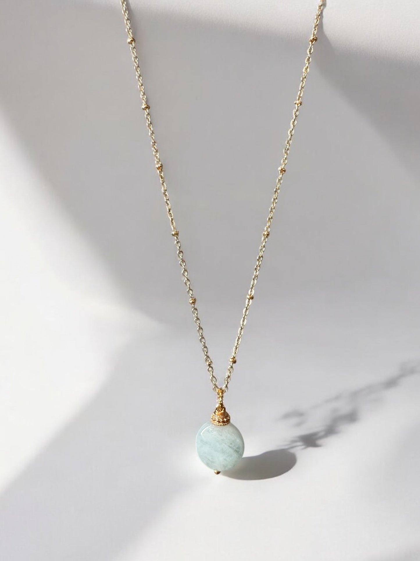 Pendentif Lumina en Aigue marine
