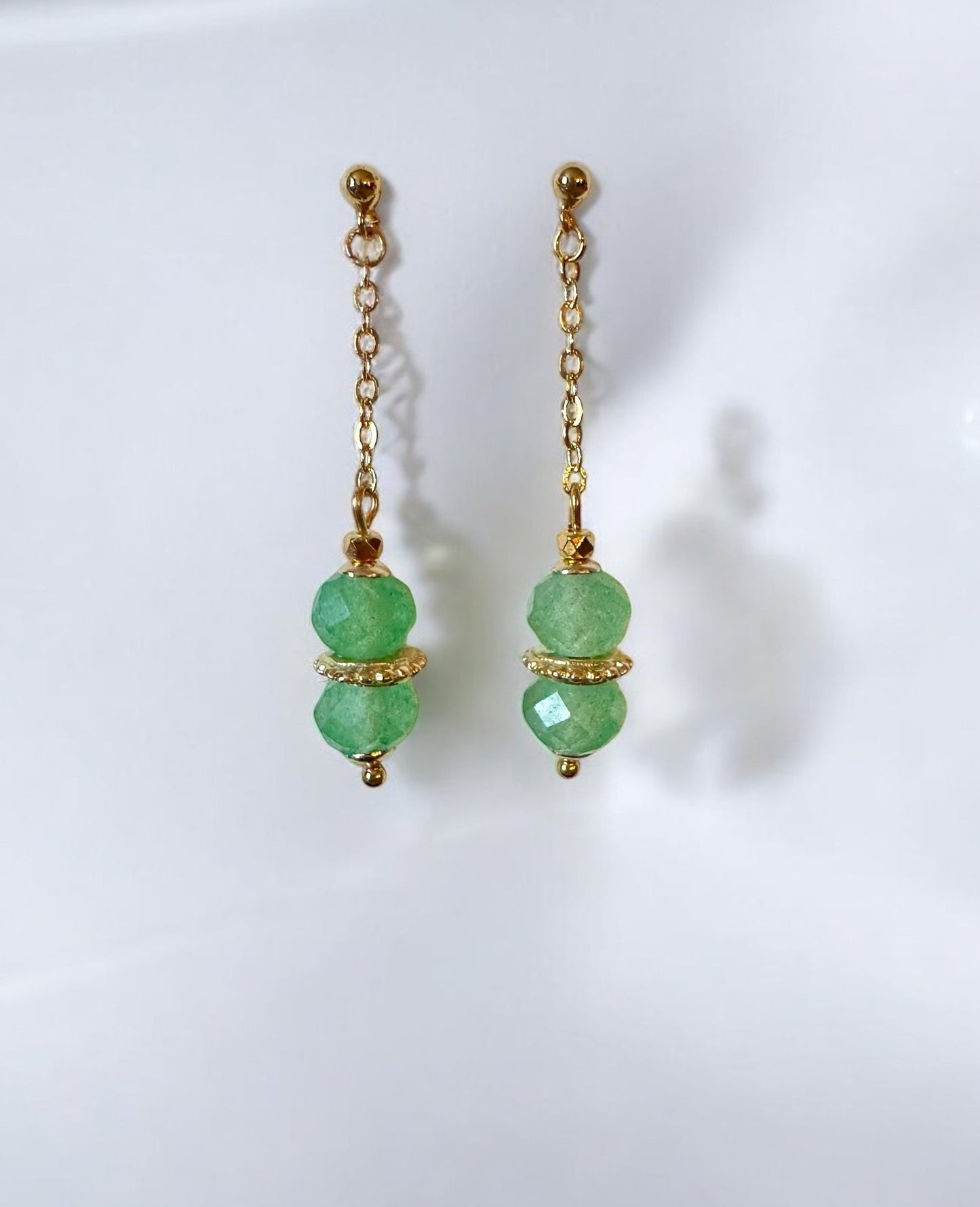 Boucles d'oreilles Louxor en Aventurine