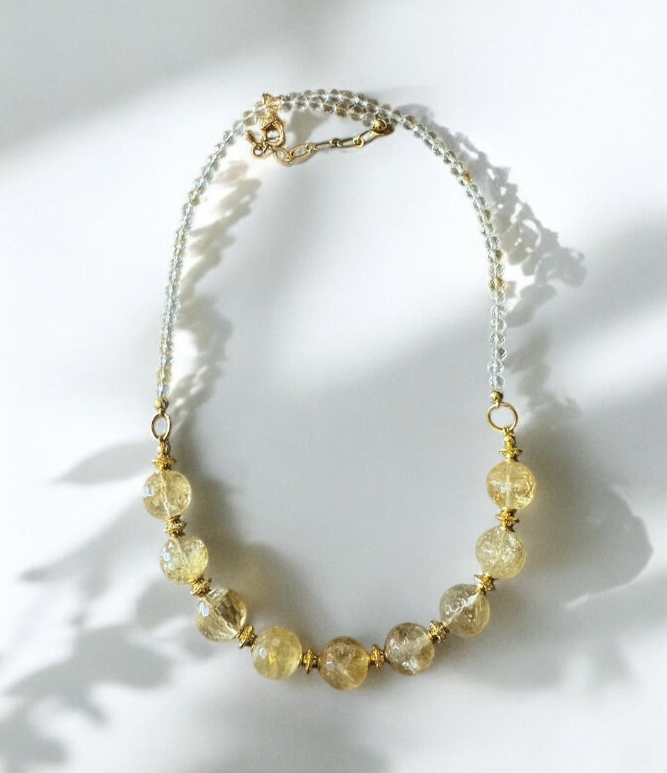 Collier Frida en Citrine