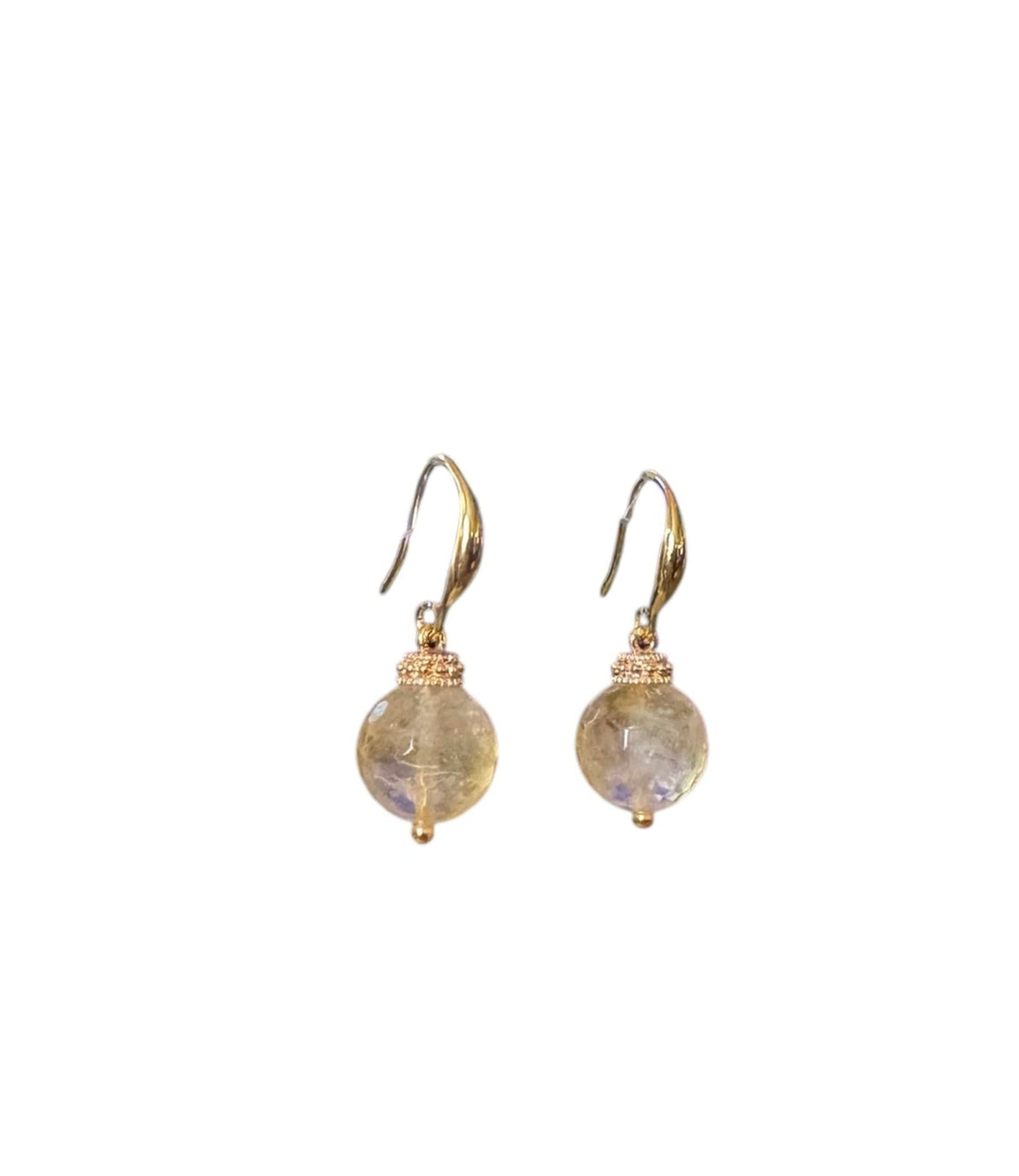 Boucles d'oreilles Diana en Citrine