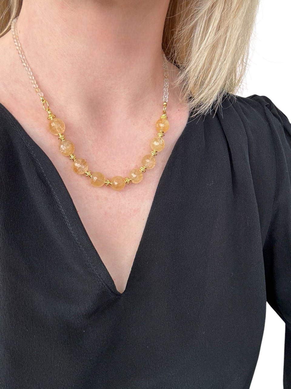 Collier Frida en Citrine