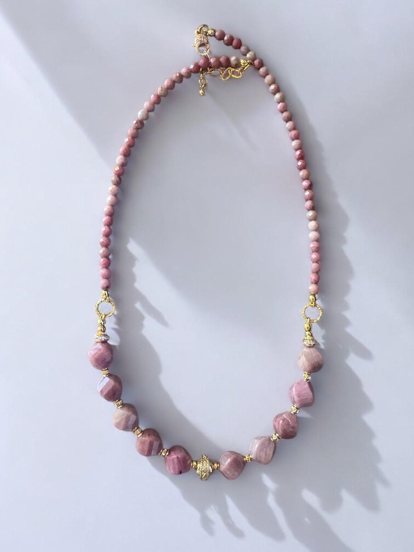 Collier Frida en Rhodonite