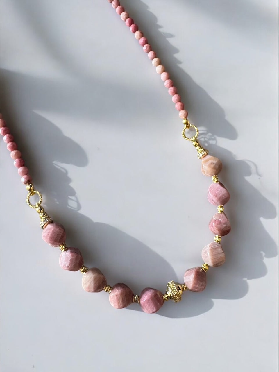 Collier Frida en Rhodonite