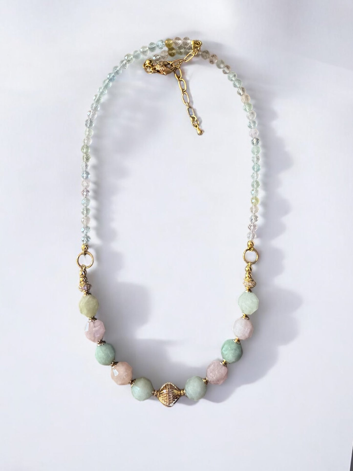 Collier Frida en Béryl Morganite