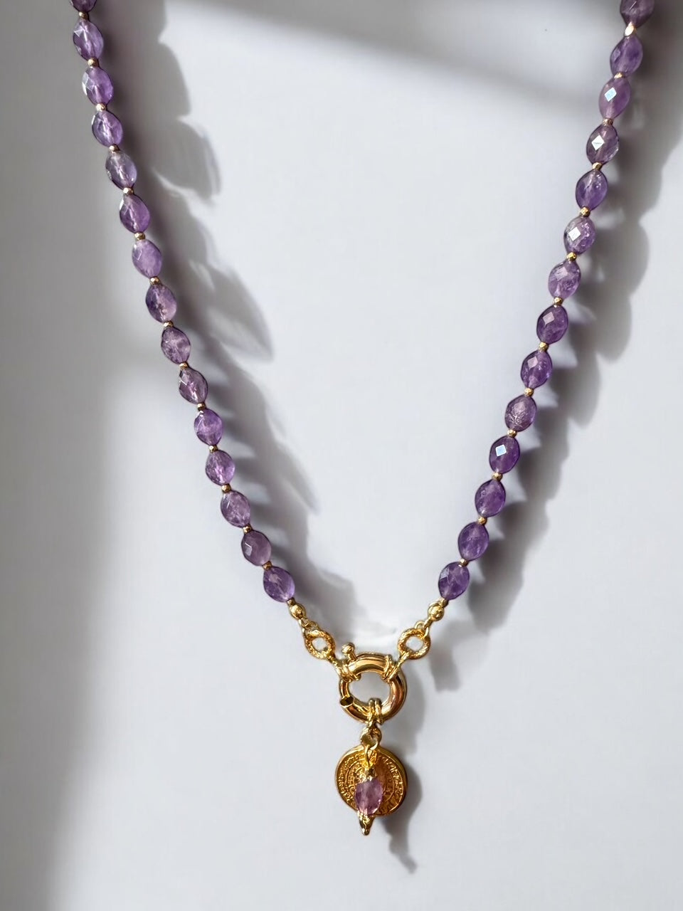 Collier Athena en Amethyste