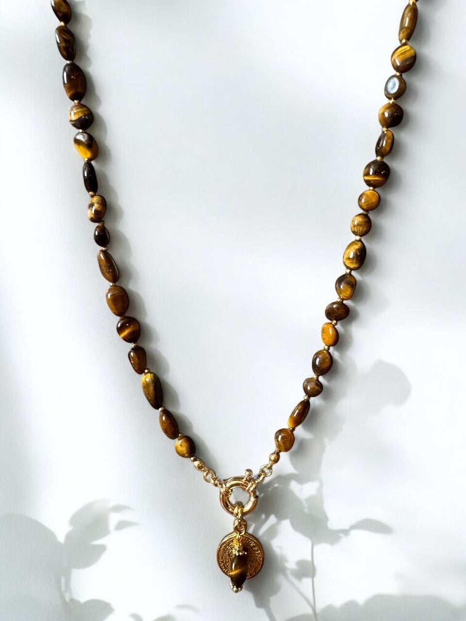 Collier Athena en Oeil de tigre