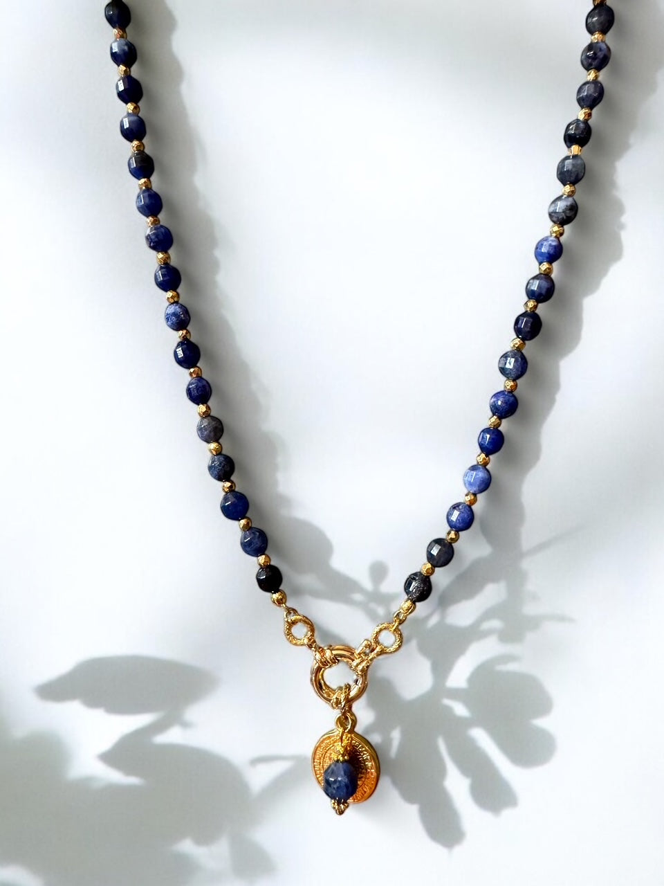 Collier Athena en Sodalite