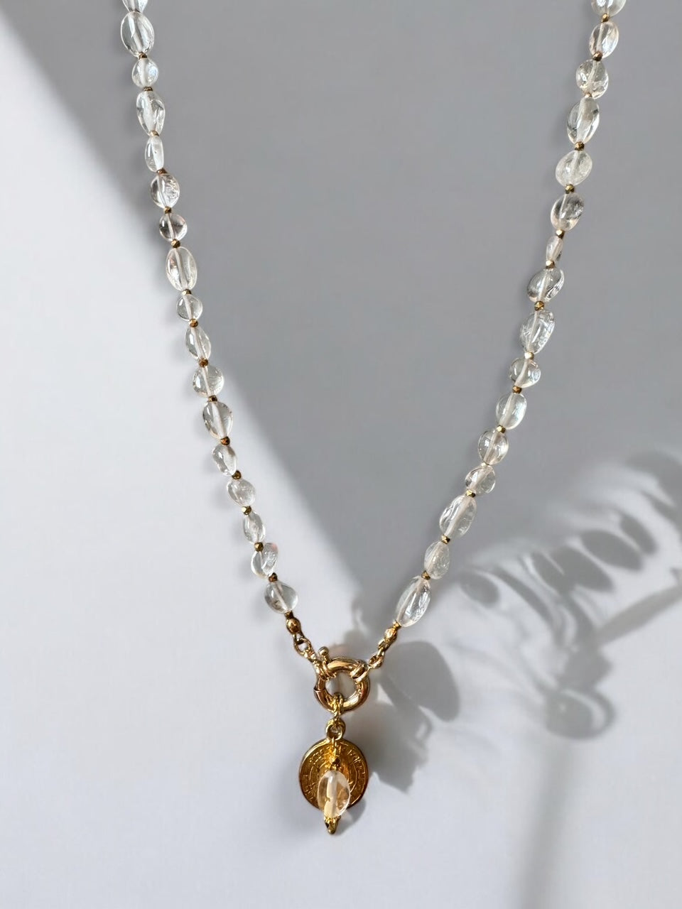 Collier Athena en Cristal de Roche