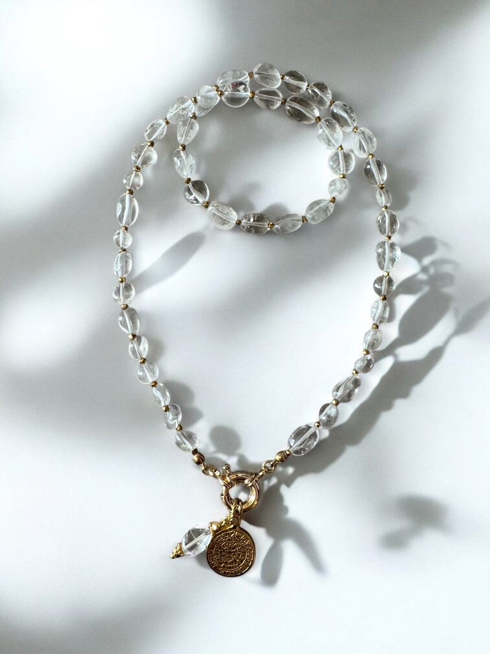 Collier Athena en Cristal de Roche