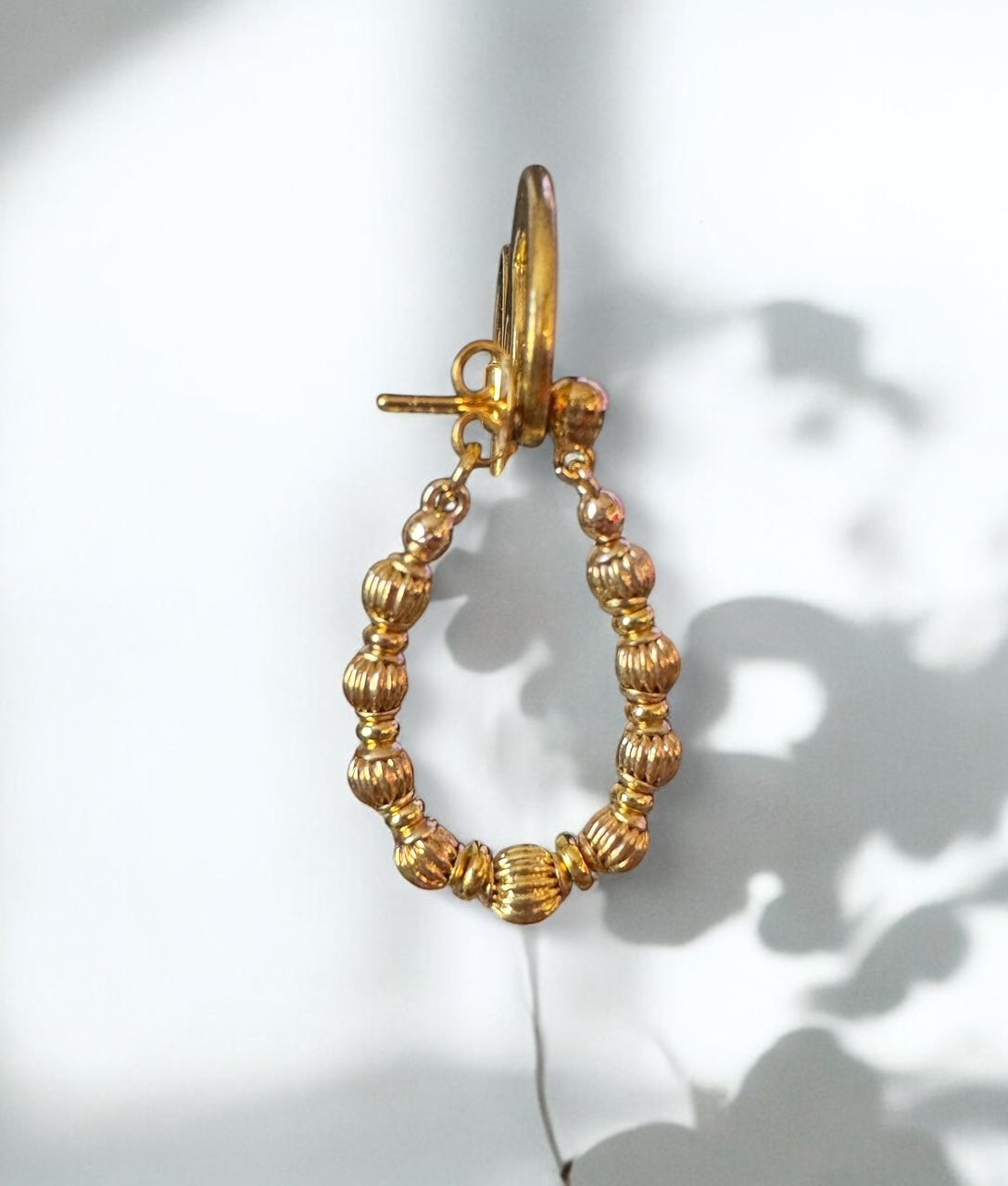 Boucles d'oreilles Diana créoles dorées