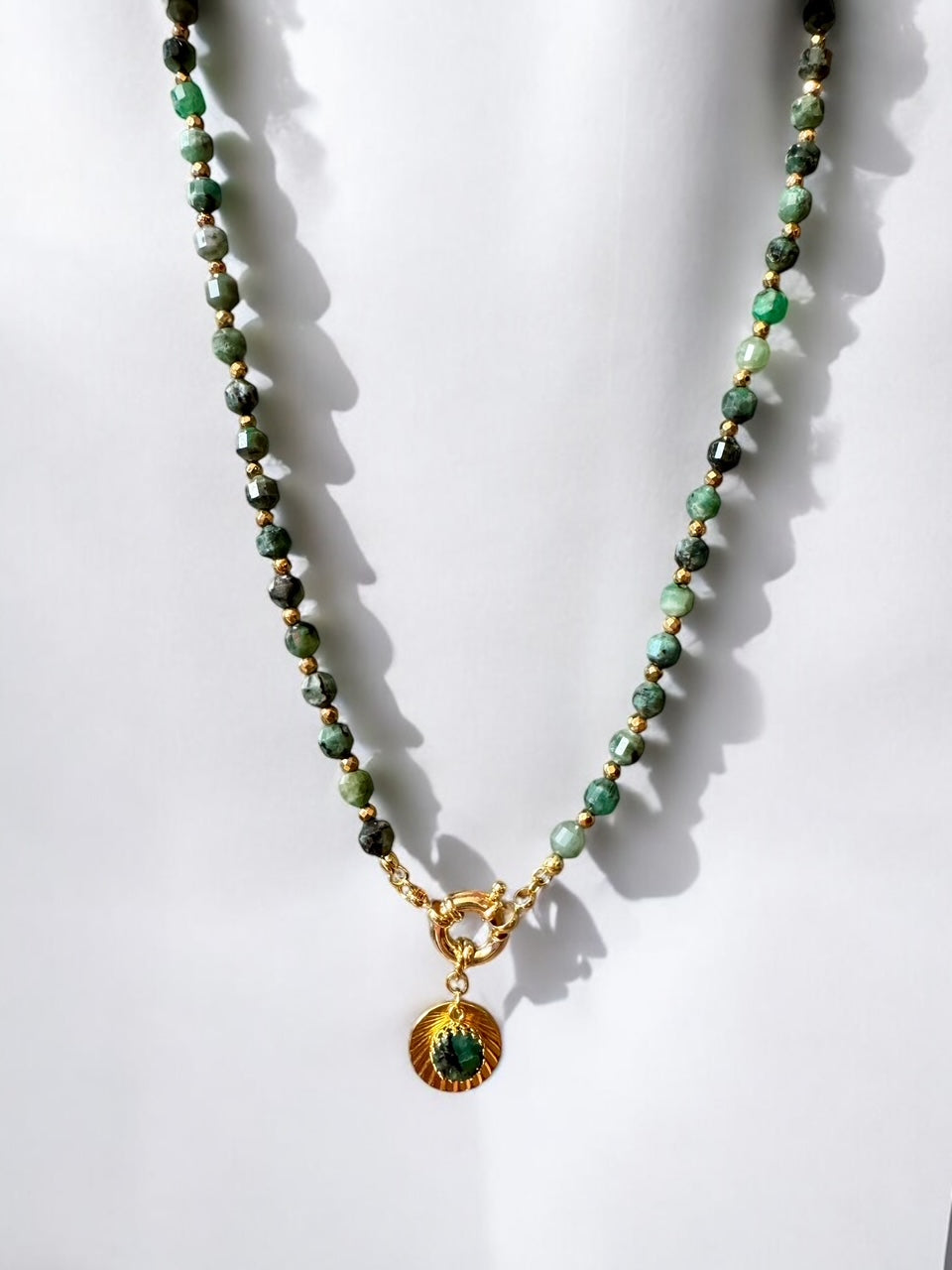 Collier Athena en Emeraude