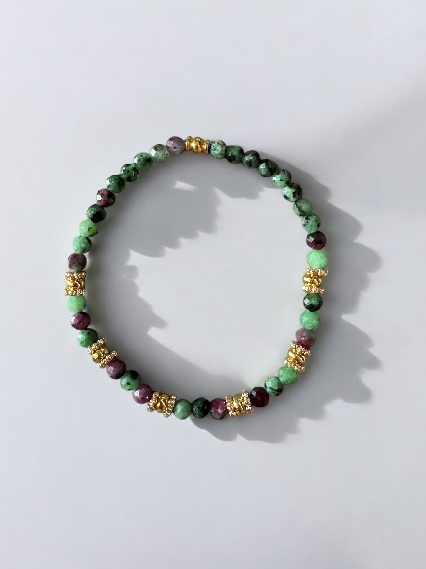 Bracelet Eden en Rubis zoisite pierres fines