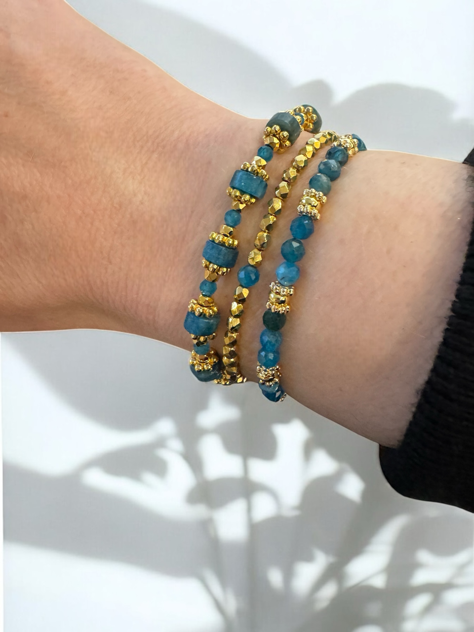 Bracelet Eden en Apatite pierres fines