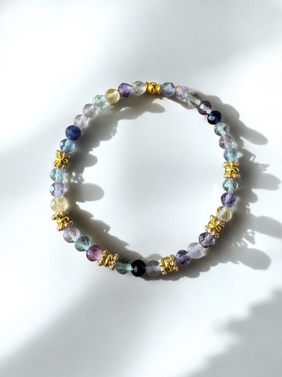 Bracelet Eden en Fluorite pierres fines