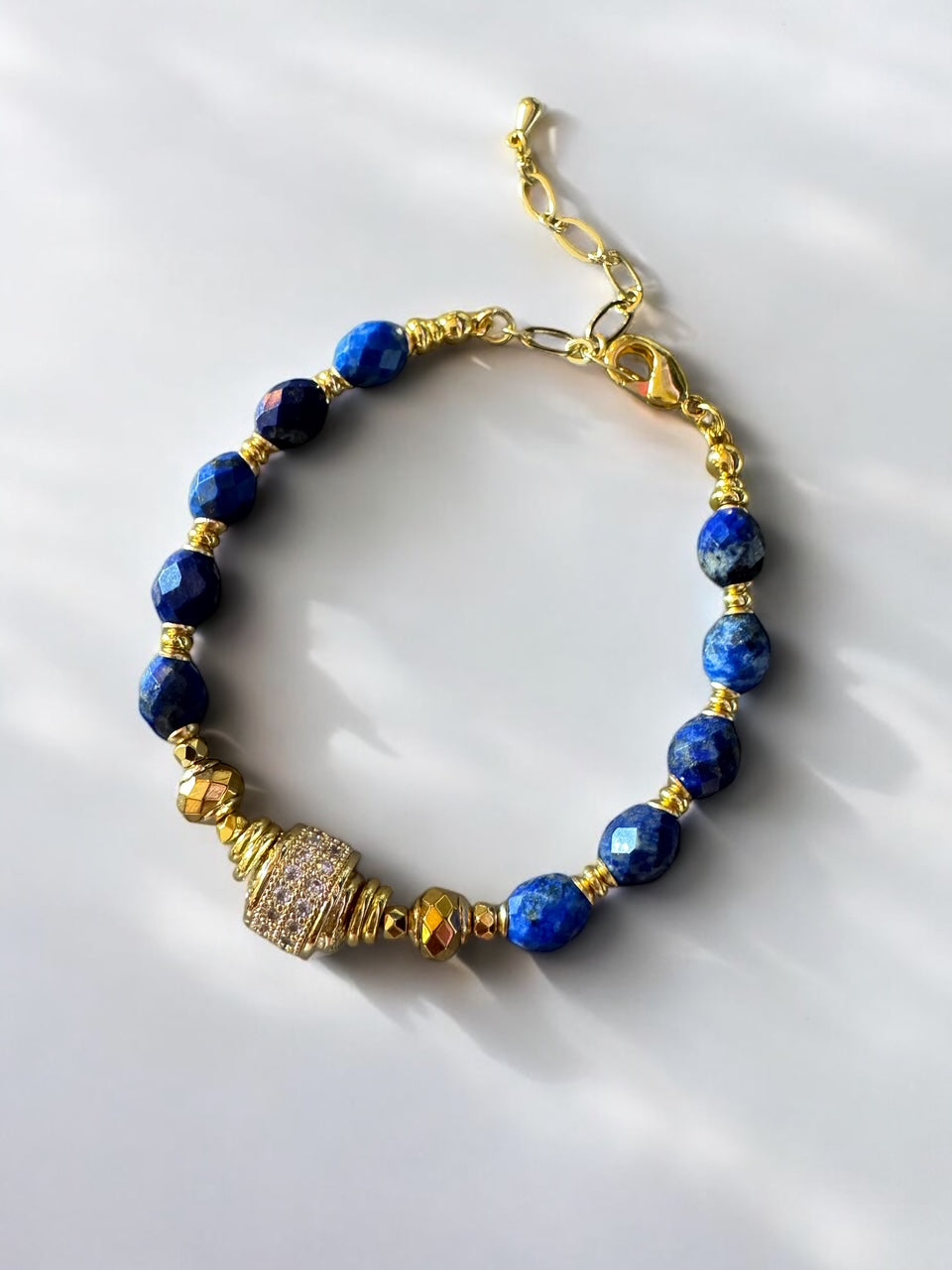Bracelet Éclipse en Lapis lazuli