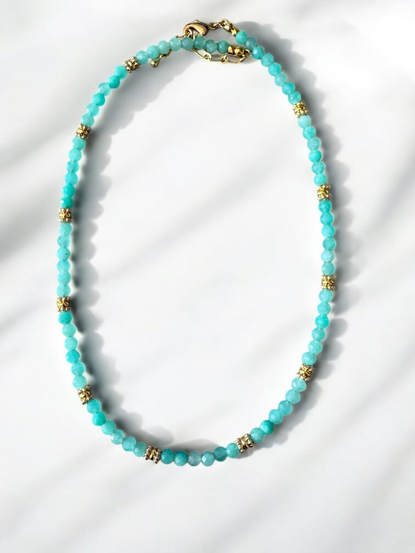 Collier Eden en Amazonite pierres fines