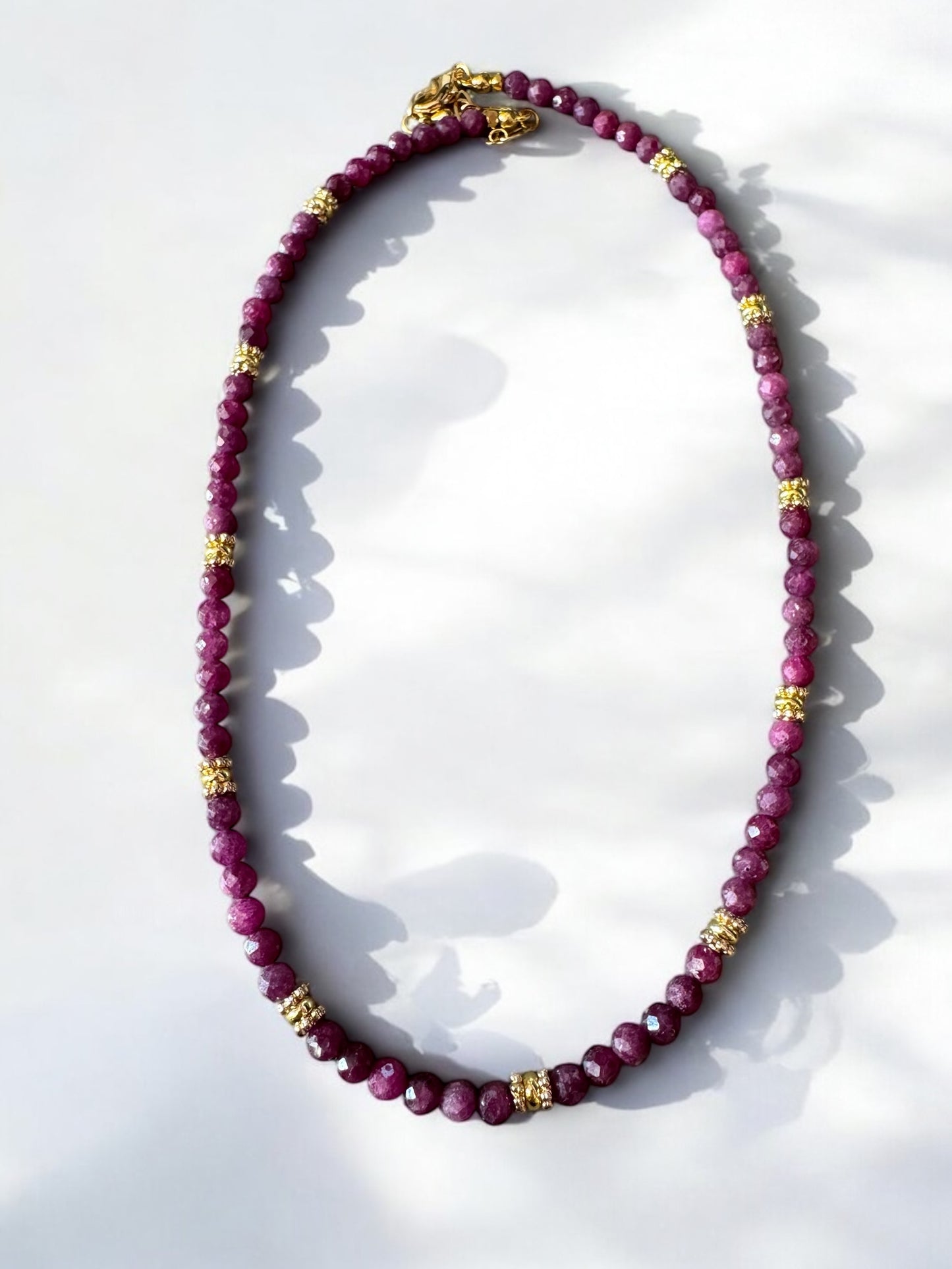 Collier Eden en Rubis pierres fines