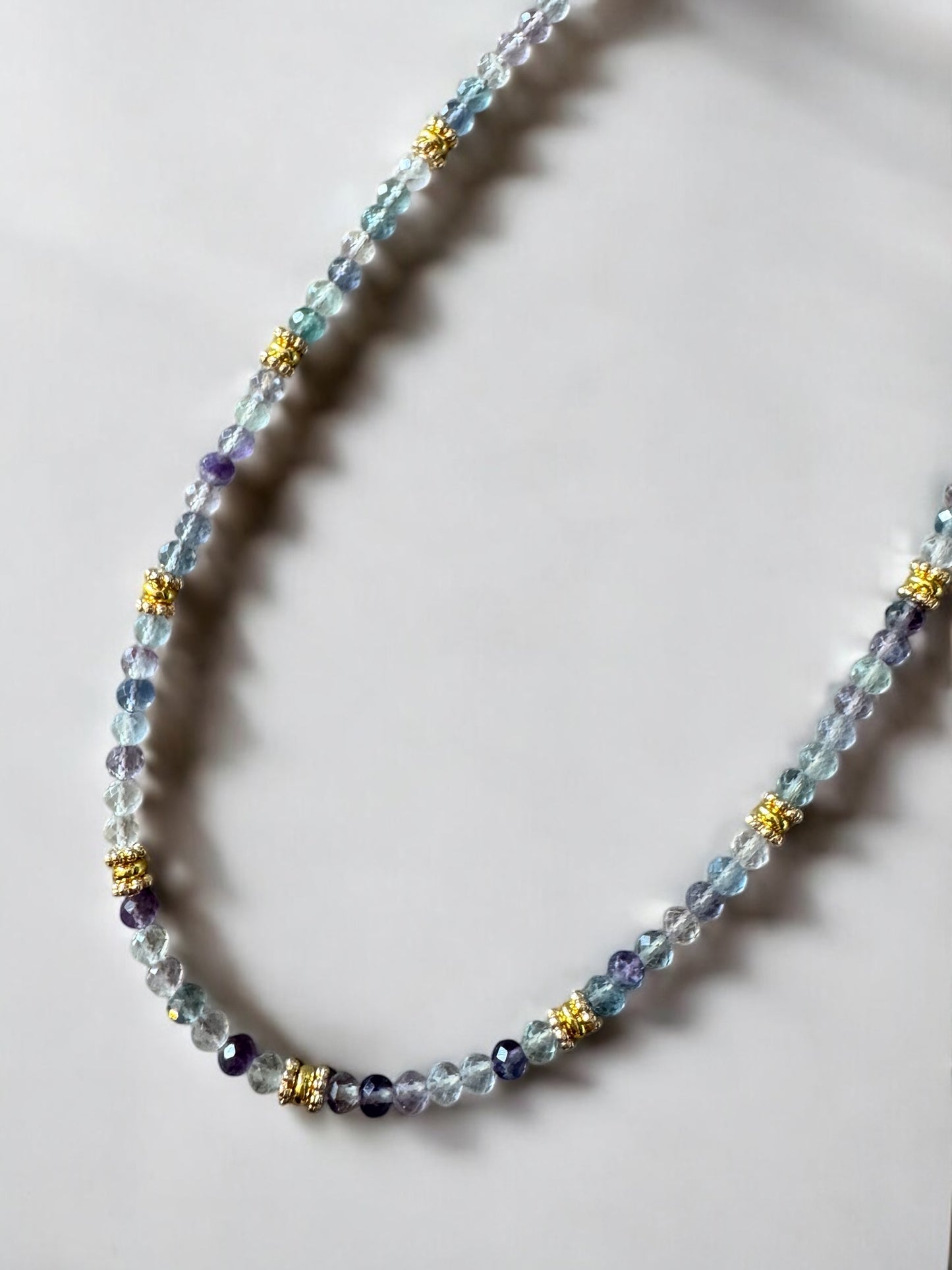 Collier Eden en Fluorite pierres fines
