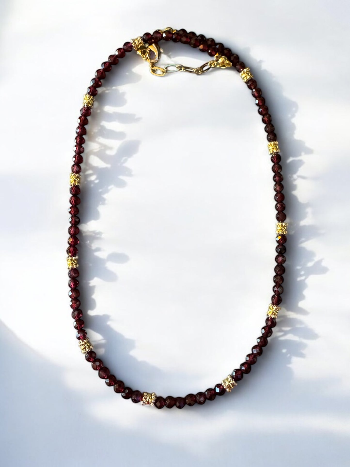 Collier Eden en Grenat pierres fines