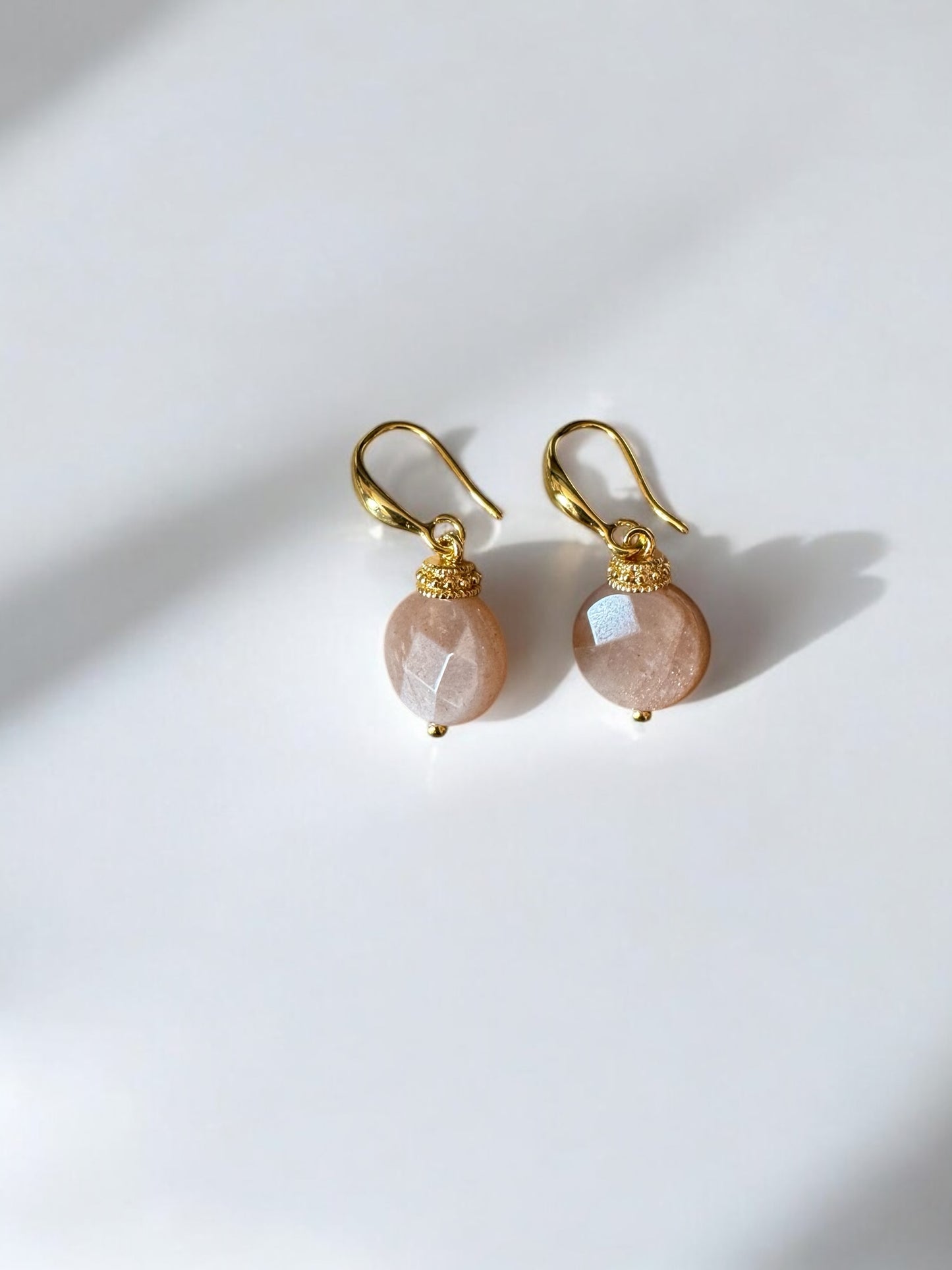 Boucles d'oreilles Diana en Pierre de soleil