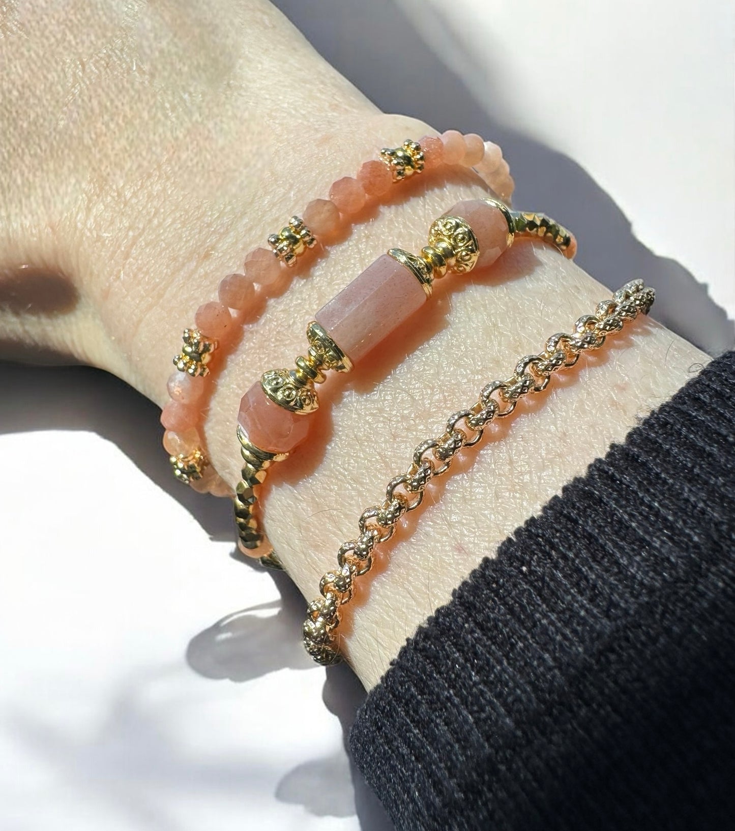 Bracelet Olympe Pierre de soleil