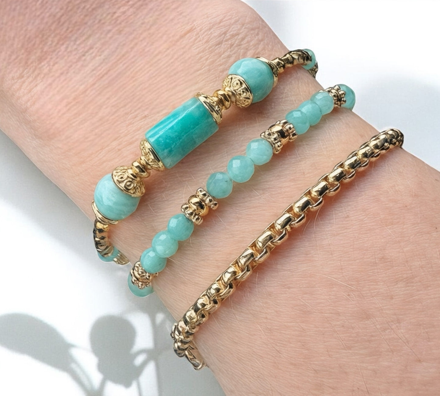 Bracelet Olympe Amazonite