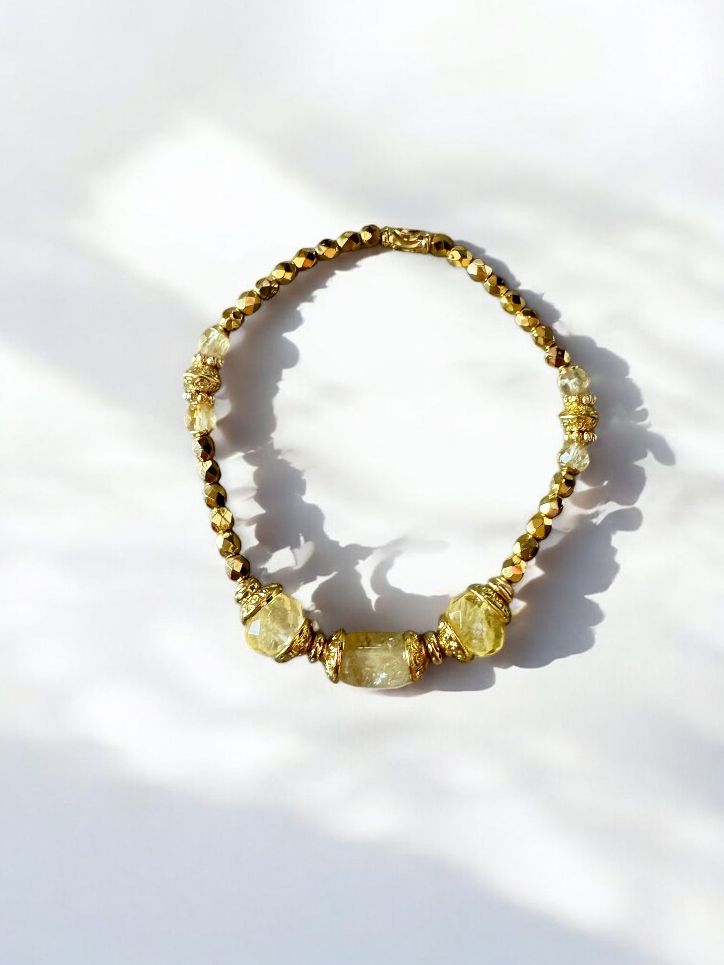 Bracelet Olympe Citrine