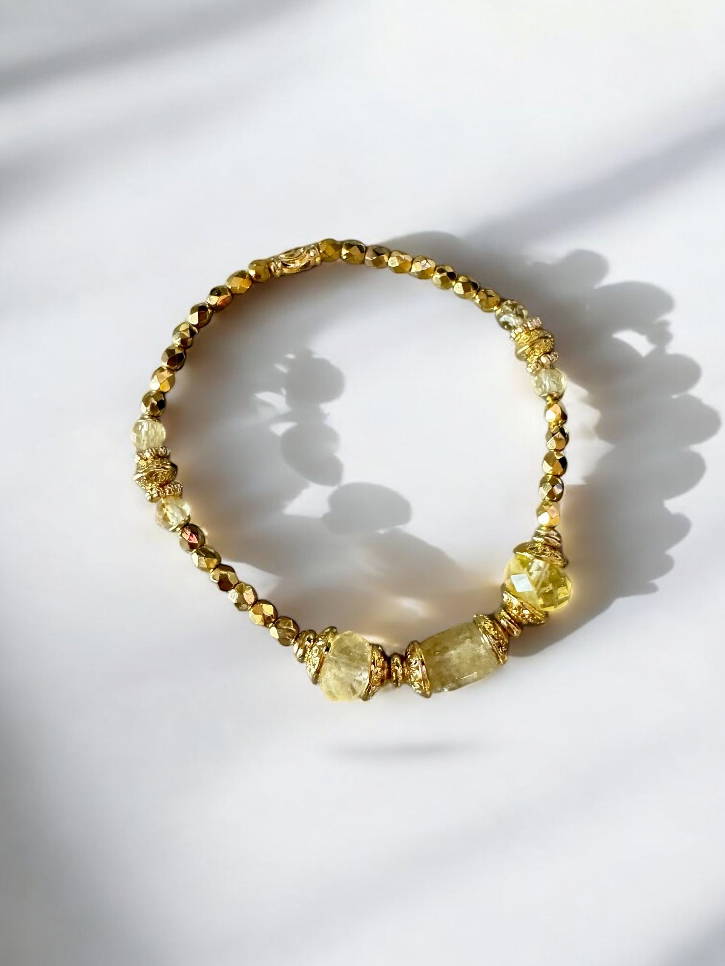 Bracelet Olympe Citrine