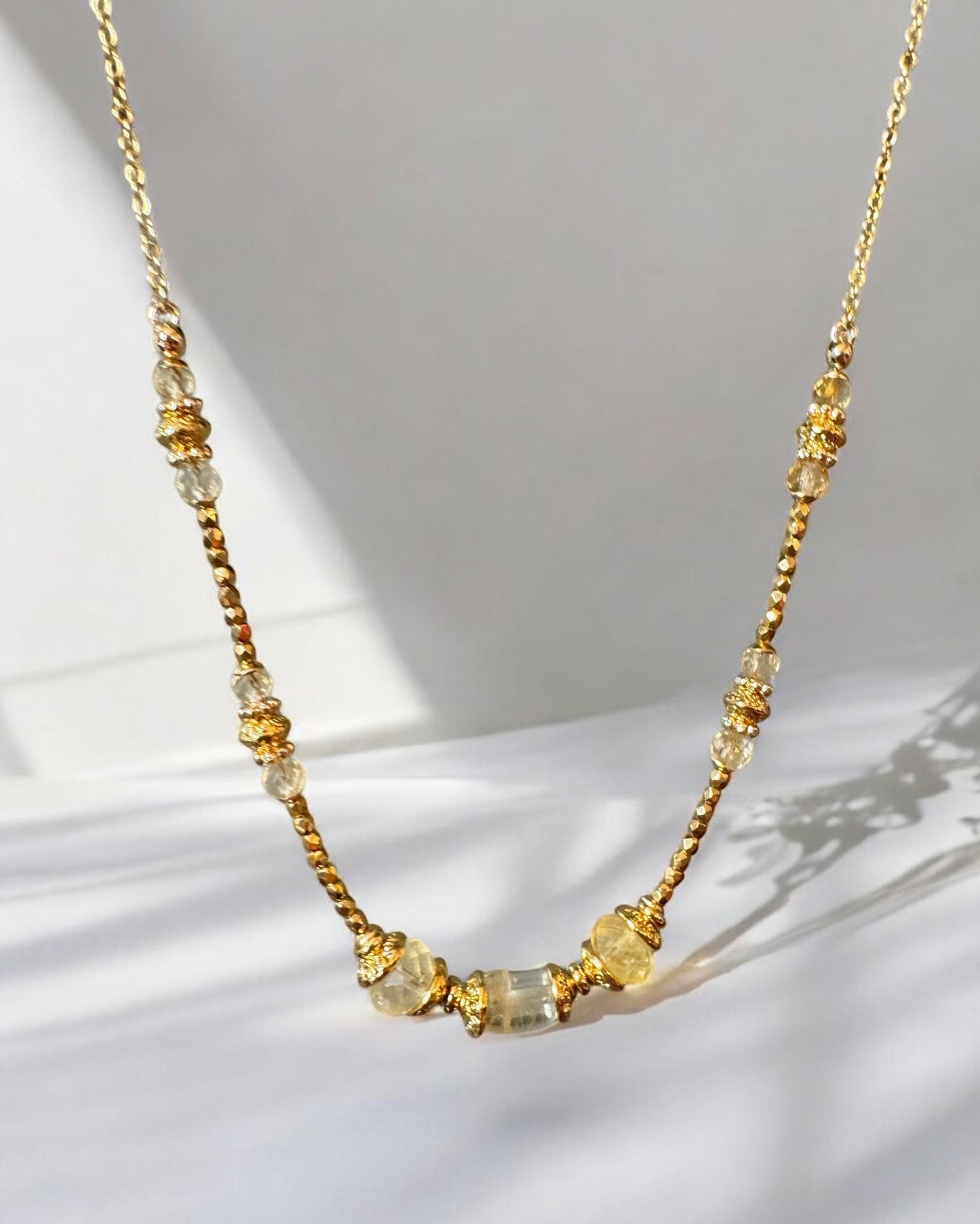 Collier Olympe en Citrine