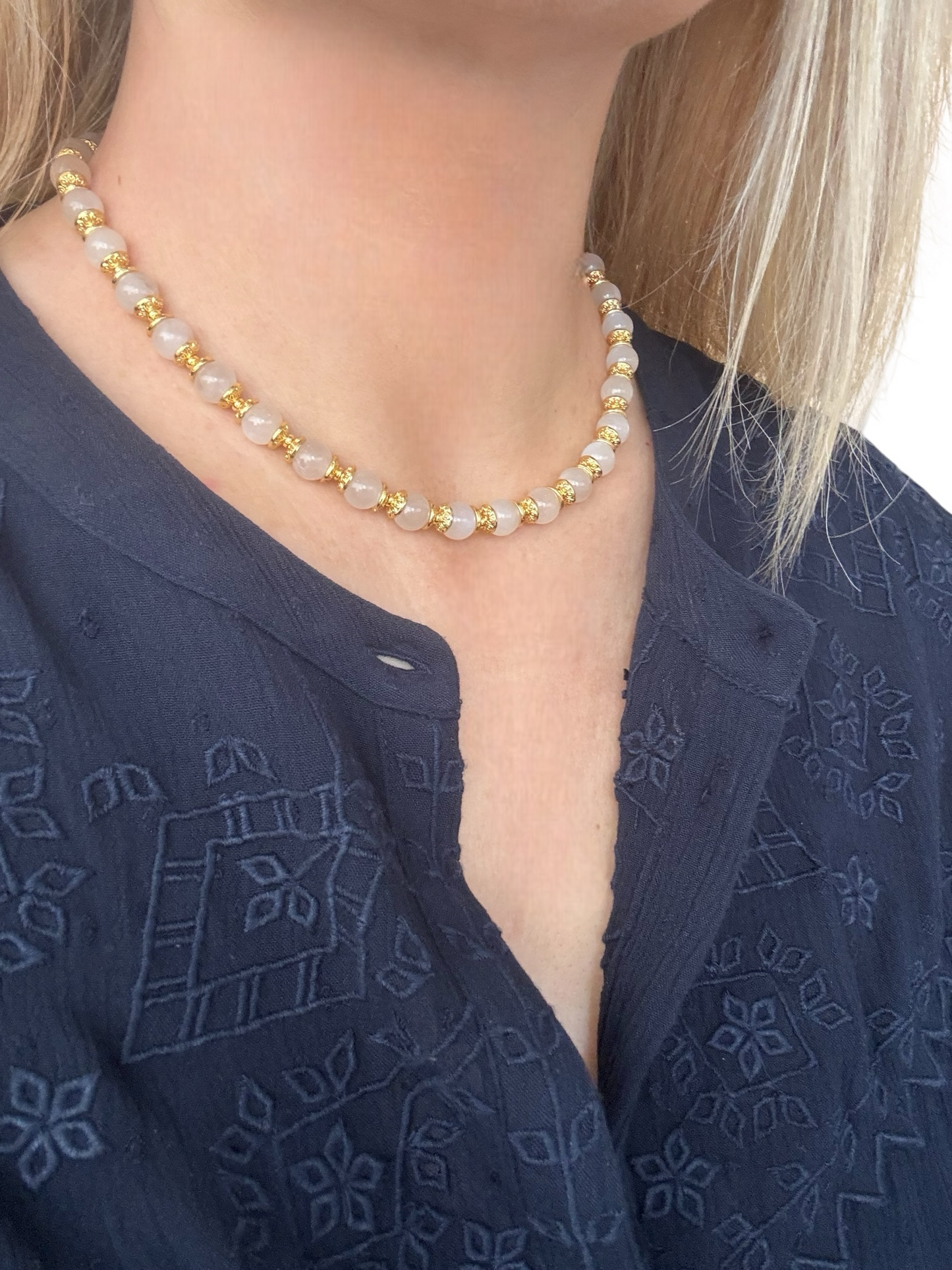 Choker Lioréa en Pierre de lune